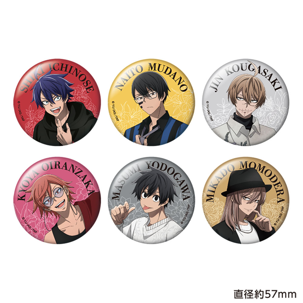桃源暗鬼_トレーディンググリッター缶バッジ　【コンプリートBOX／6個入り】