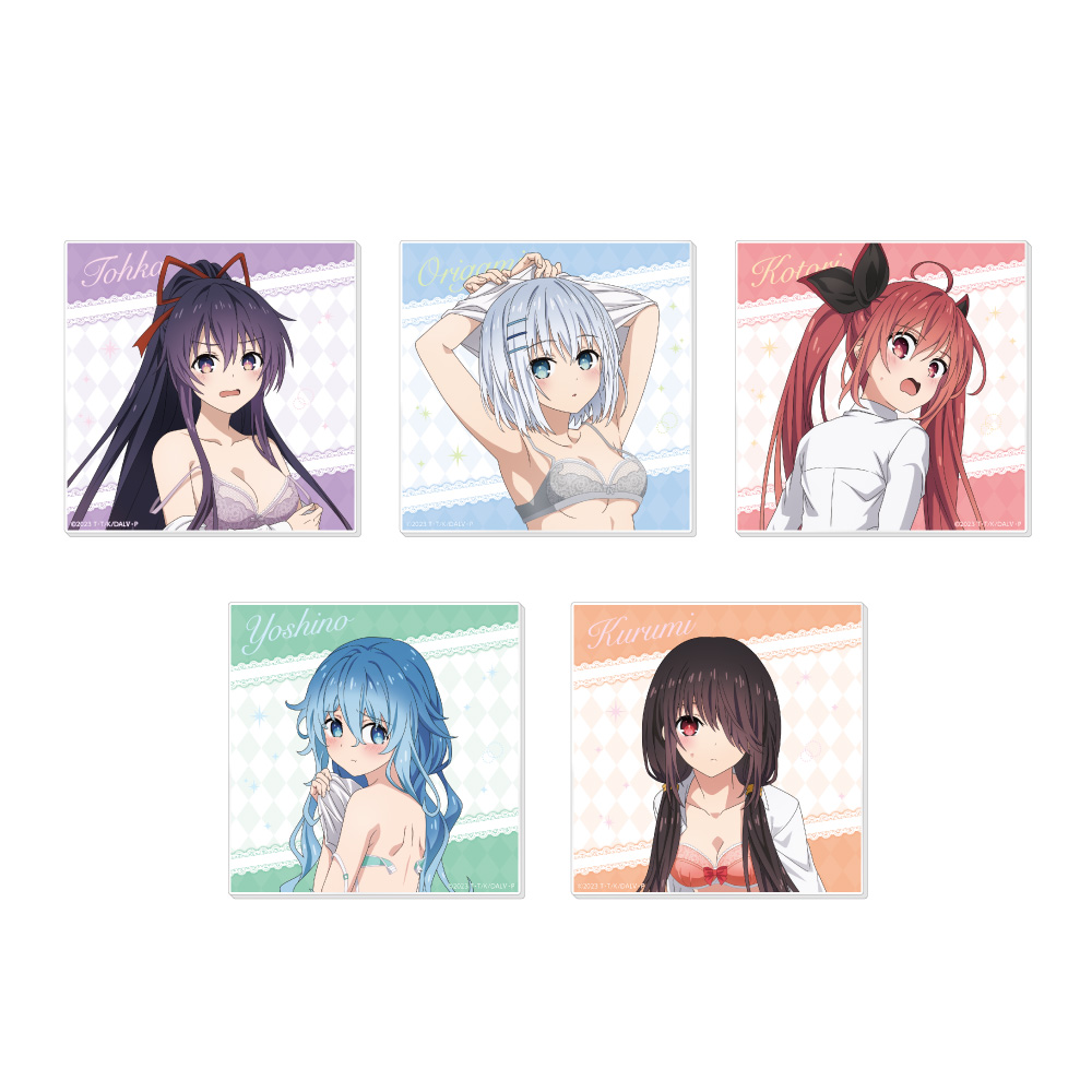 デート・ア・ライブV_トレーディングアクリルコースター　【コンプリートBOX／5個入り】