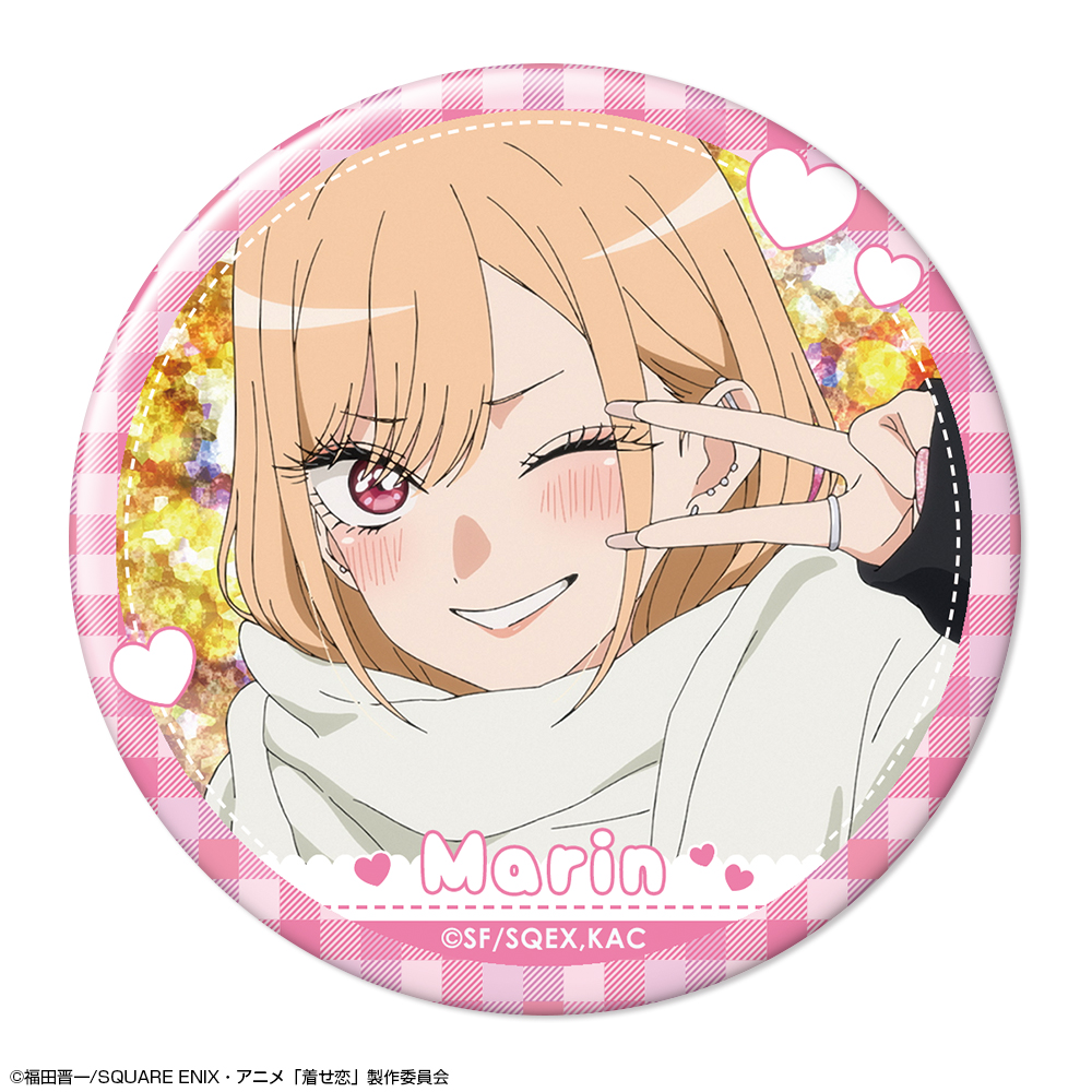 その着せ替え人形(ビスク・ドール)は恋をするSeason 2_缶バッジ デザイン04(喜多川海夢/D)