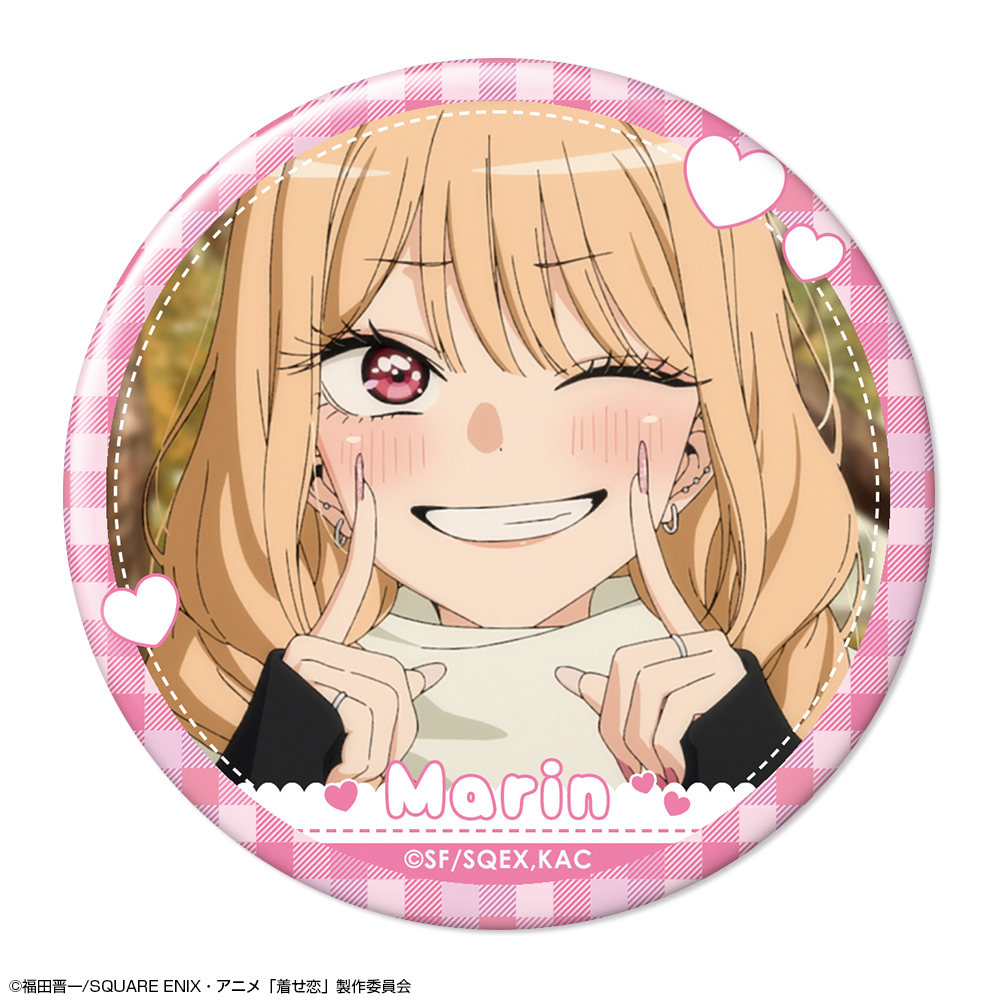 その着せ替え人形(ビスク・ドール)は恋をするSeason 2_缶バッジ デザイン05(喜多川海夢/E)