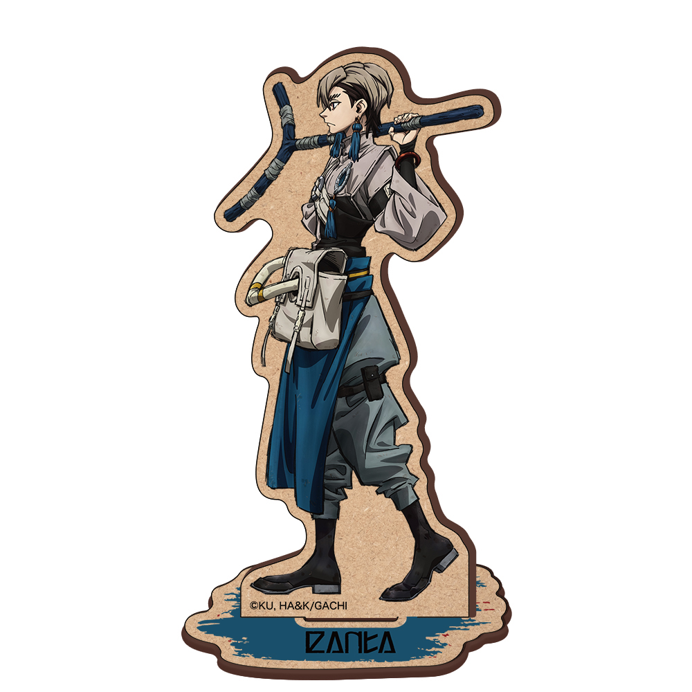 ガチアクタ_木製キャラスタンド 　ザンカ