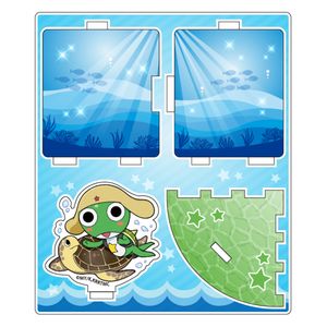 ケロロ軍曹_スタックアクリルスタンド_ケロロ 水中遊泳ver