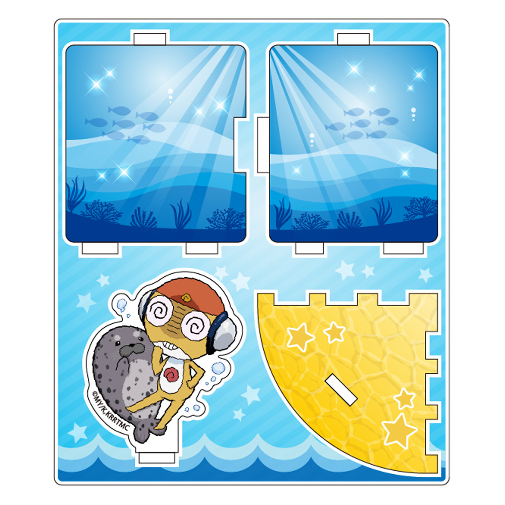 ケロロ軍曹_スタックアクリルスタンド_クルル