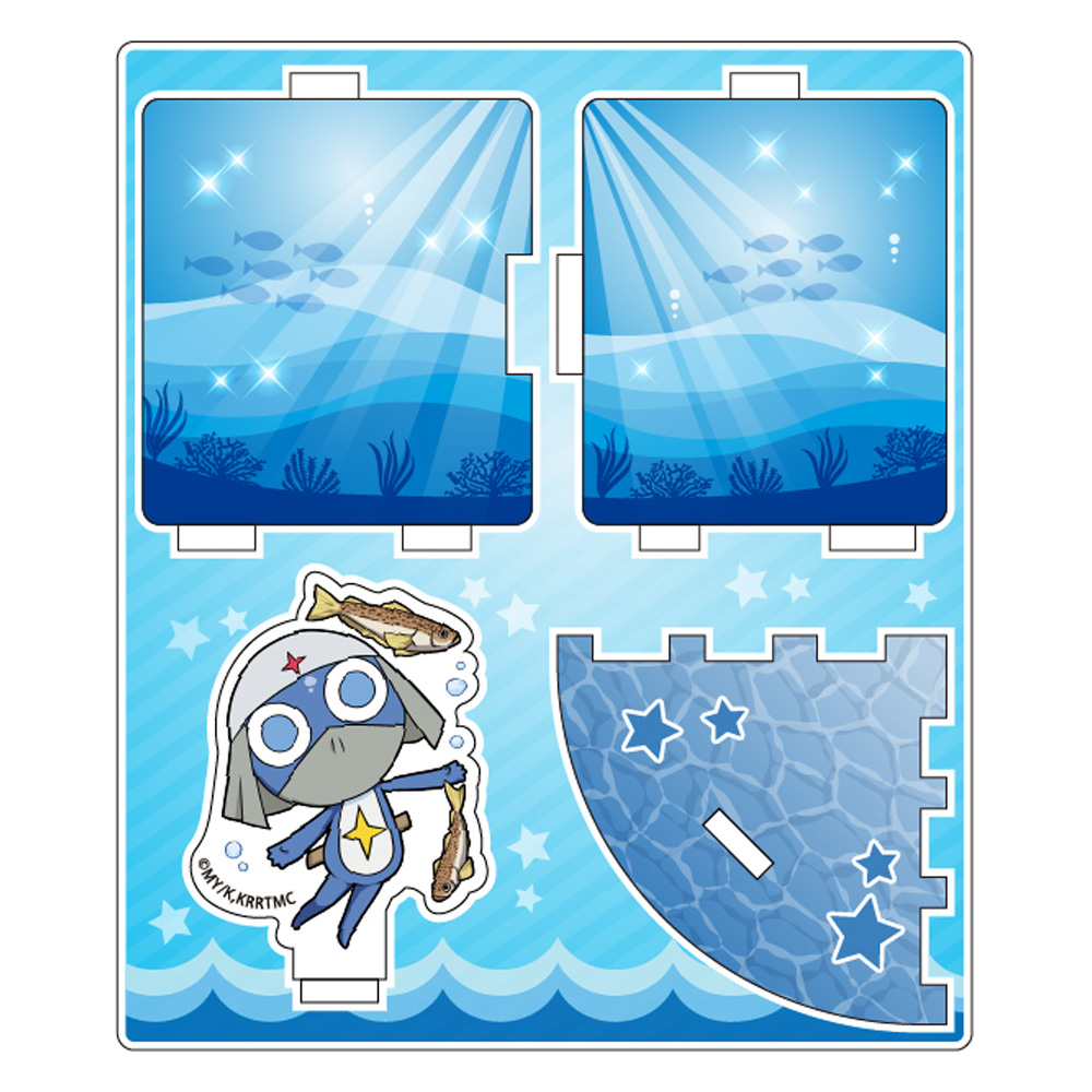 ケロロ軍曹_スタックアクリルスタンド_ドロロ