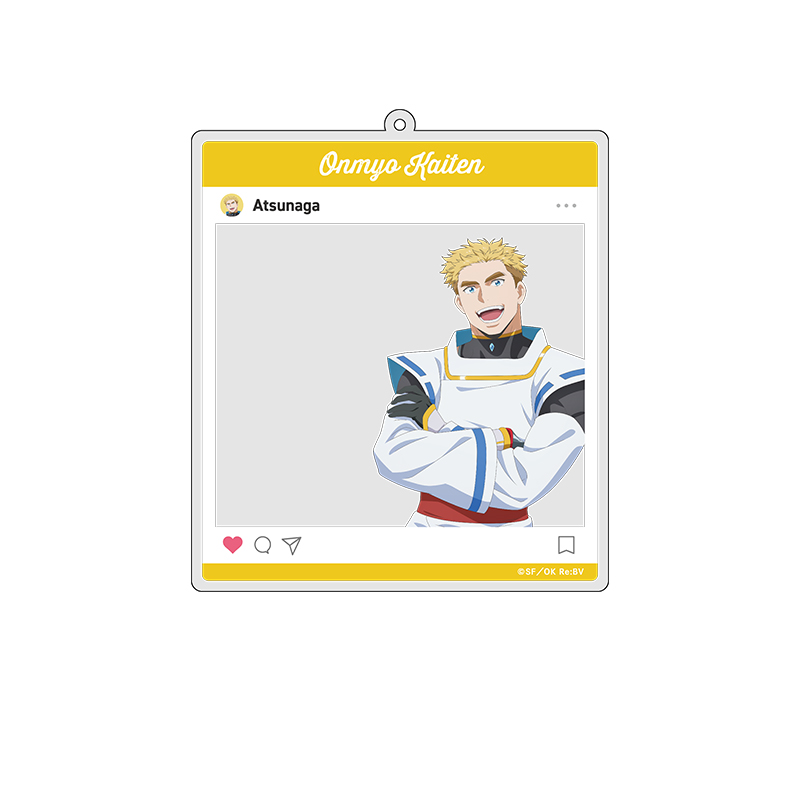 陰陽廻天 Re:バース_SNS風アクリルキーホルダー アツナガ