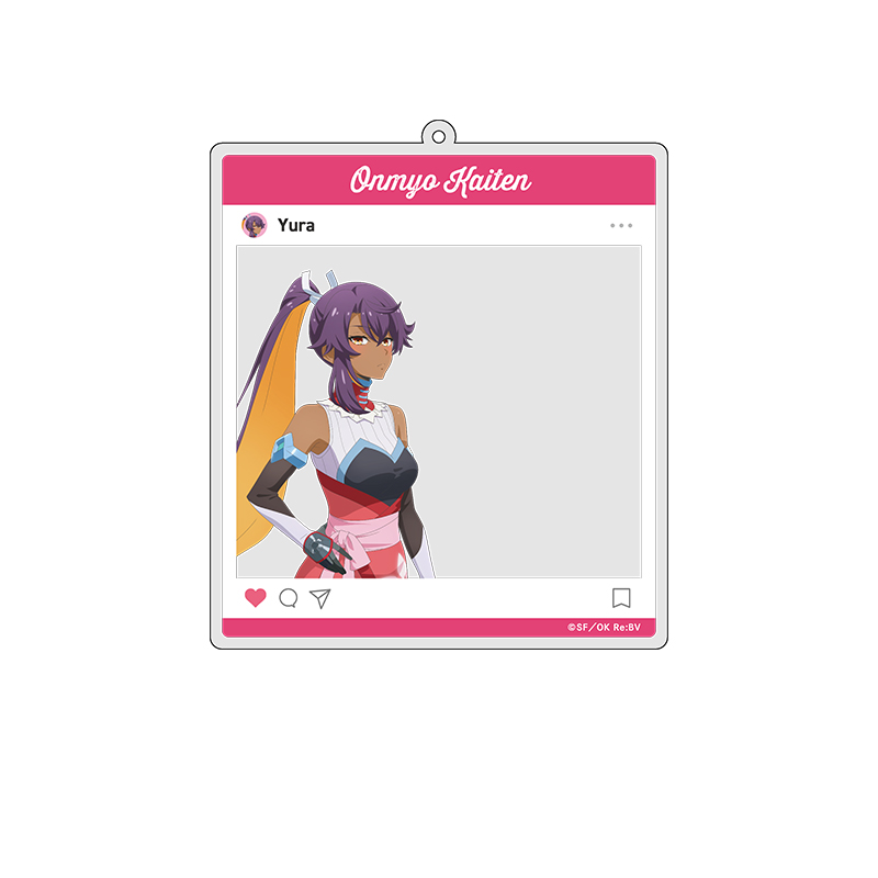 陰陽廻天 Re:バース_SNS風アクリルキーホルダー ユラ