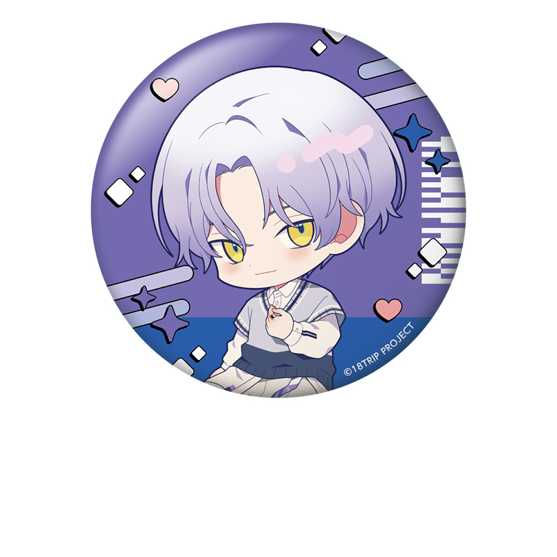 18TRIP_ぺたん娘缶バッジ 大黒 可不可