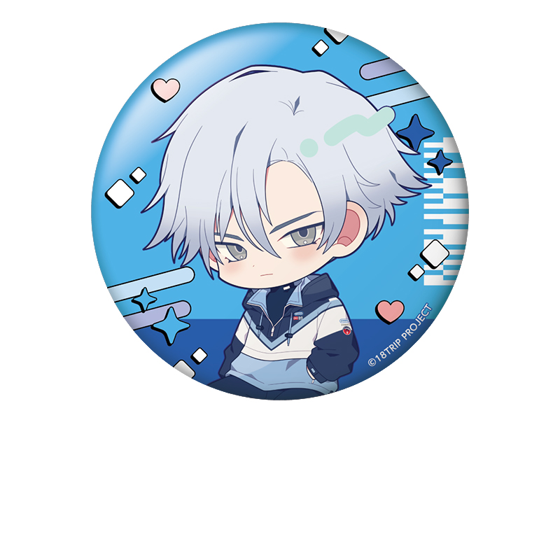 18TRIP_ぺたん娘缶バッジ 神名 雪風