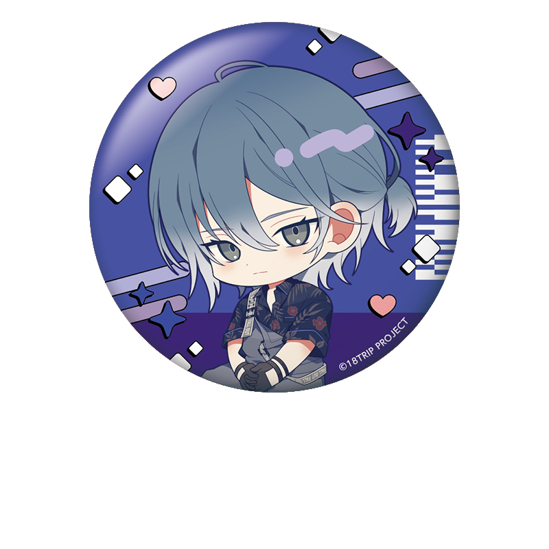 18TRIP_ぺたん娘缶バッジ 蜂乃屋 凪