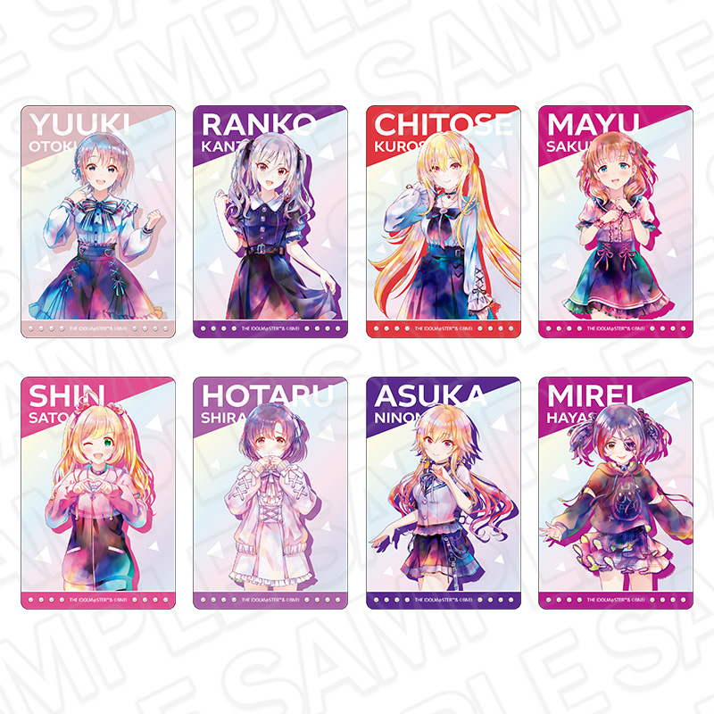 アイドルマスター シンデレラガールズ_オーロラクリアカード(ランダム) PALE TONE series サブカルファッション ver.