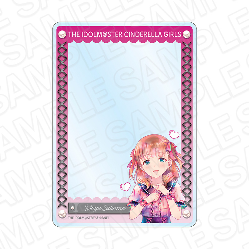 アイドルマスター シンデレラガールズ_硬質カードケース PALE TONE series 佐久間まゆ サブカルファッション ver.