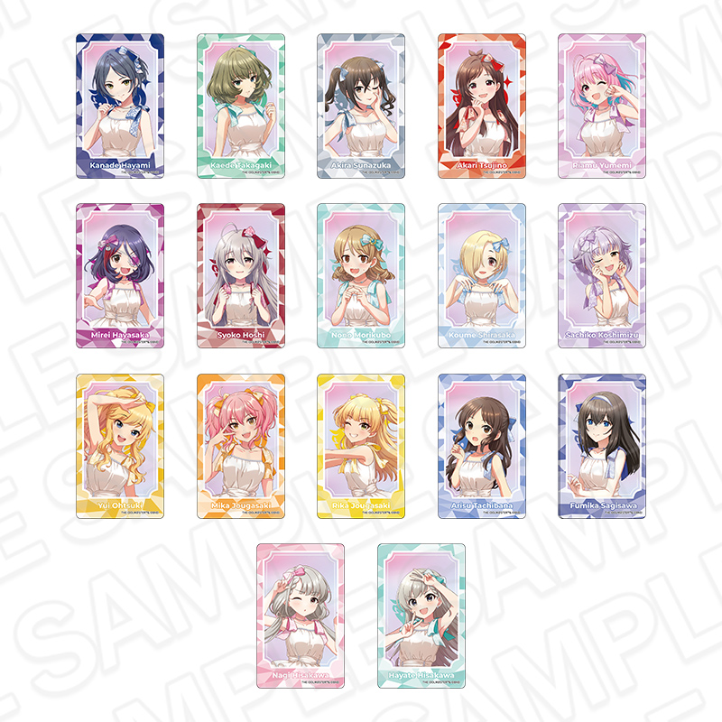 アイドルマスター シンデレラガールズ_オーロラクリアカード(ランダム) B STARLIGHT ALLIANCE ver.