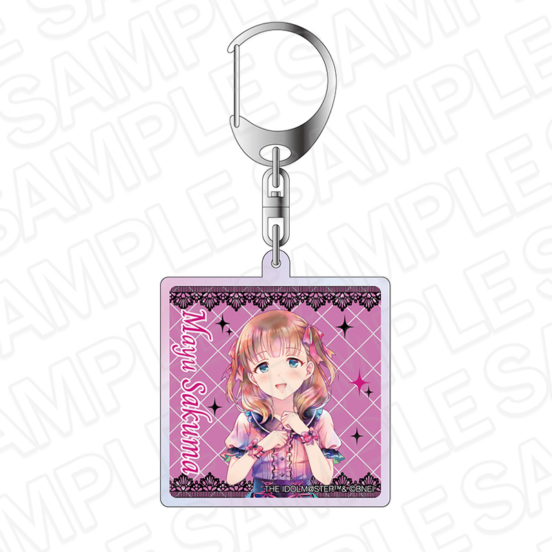 アイドルマスター シンデレラガールズ_オーロラアクリルキーホルダー PALE TONE series 佐久間まゆ サブカルファッション ver.