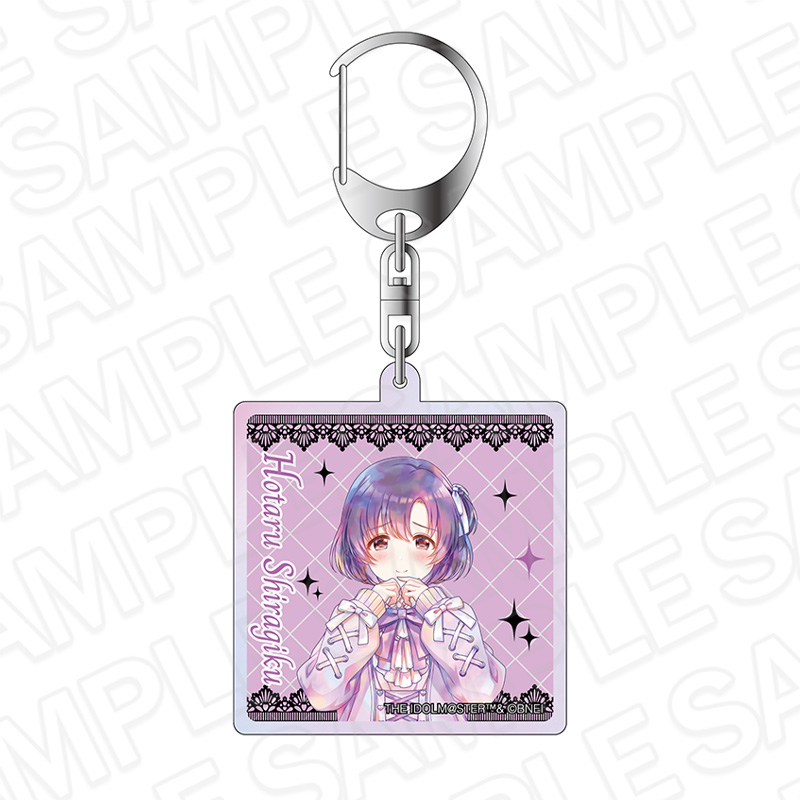 アイドルマスター シンデレラガールズ_オーロラアクリルキーホルダー PALE TONE series 白菊ほたる サブカルファッション ver.