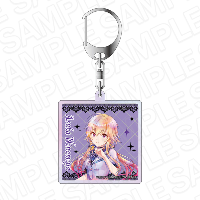 アイドルマスター シンデレラガールズ_オーロラアクリルキーホルダー PALE TONE series 二宮飛鳥 サブカルファッション ver.