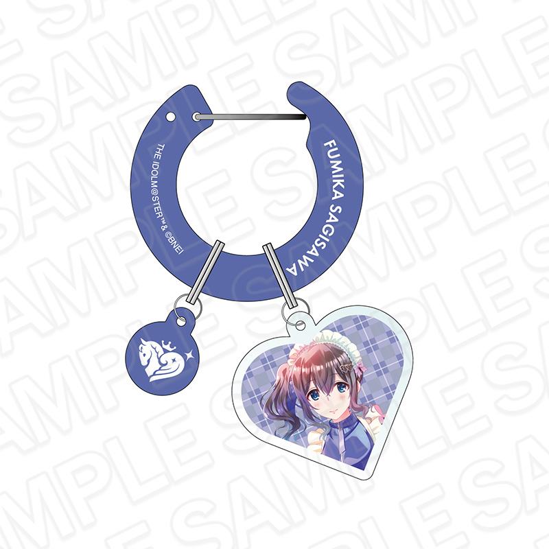 アイドルマスター シンデレラガールズ_アクリルカラビナ PALE TONE series 鷺沢文香 ジャージメイド ver.