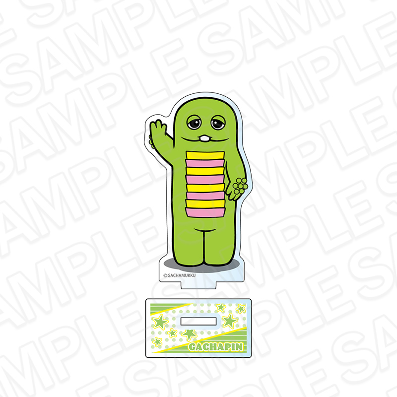 ガチャピン・ムック_アクリルメモスタンド ガチャピン college ver.	