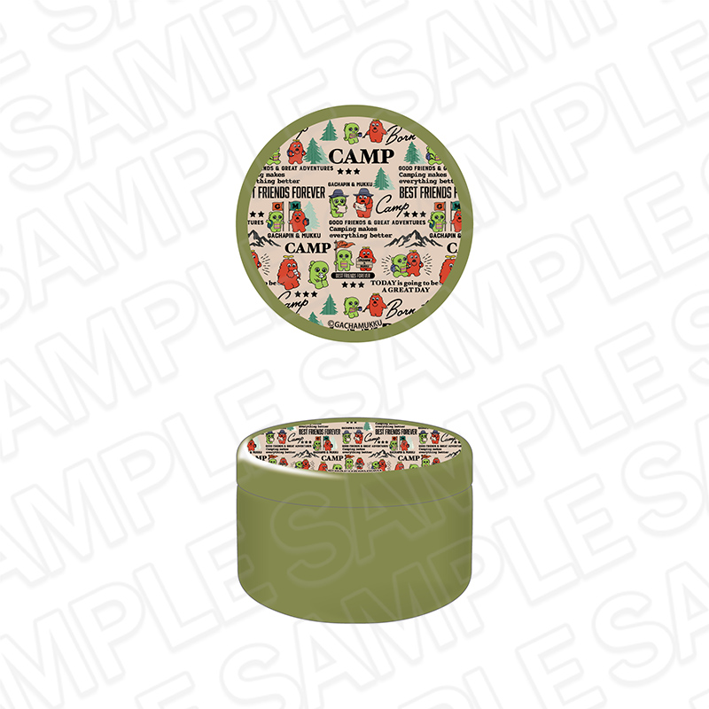 ガチャピン・ムック_コレクション缶 CAMP ver.