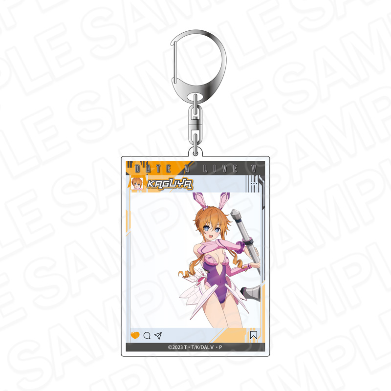デート・ア・ライブV_SNS風アクリルキーホルダー 八舞耶倶矢 サイバーバニー ver.