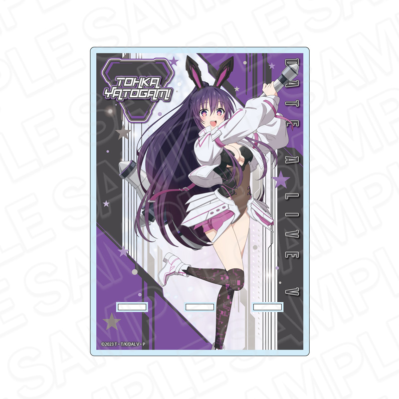 デート・ア・ライブV_アクリルスマホスタンド 夜刀神十香 サイバーバニー ver.