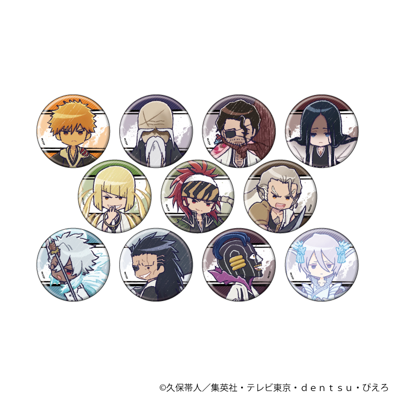 BLEACH 千年血戦篇_缶バッジ24/コンプリートセット(全11種)(グラフアートイラスト)【コンプリートセット/11個入り】