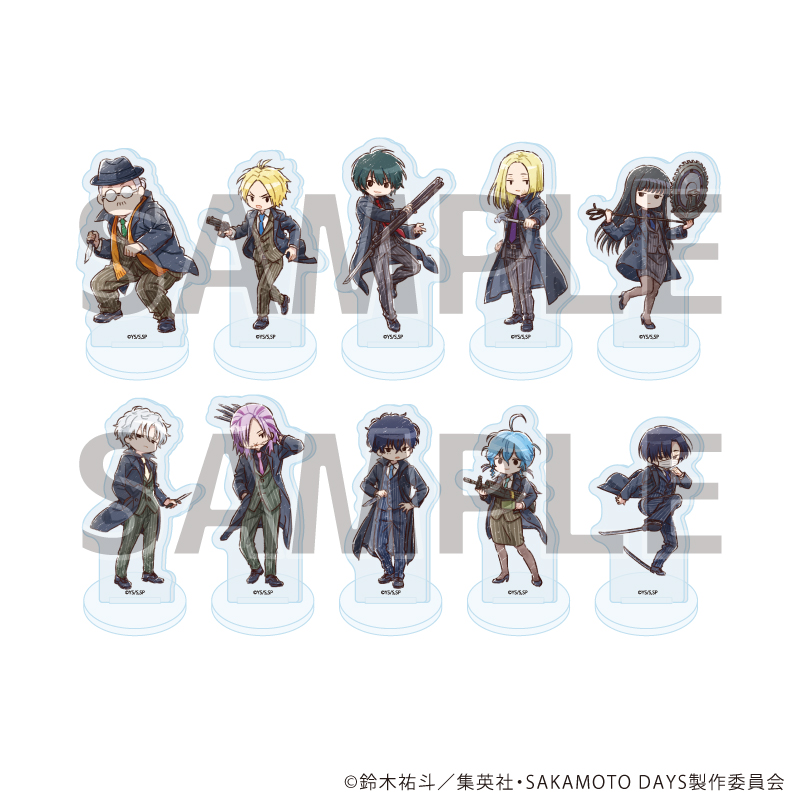 SAKAMOTO DAYS_アクリルぷちスタンド10/バトル×スーツver. コンプリートセット(全10種)(グラフアートイラスト)【コンプリートセット/10個入り】