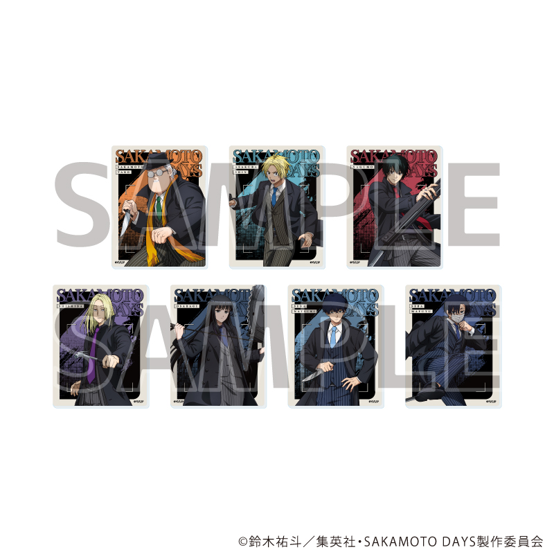 SAKAMOTO DAYS_アクリルカード15/バトル×スーツver. コンプリートセット(全7種)(描き下ろしイラスト)【コンプリートセット/7個入り】