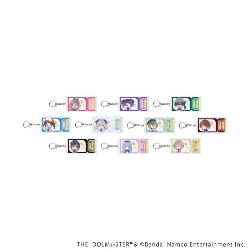 アイドルマスター シャイニーカラーズ_アクリルキーホルダー03/おでかけver. コンプリートセット(全10種)(ミニキャライラスト)【コンプリートセット/10個入り】