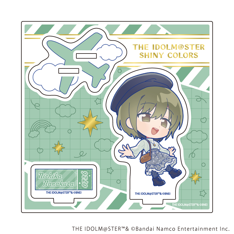 アイドルマスター シャイニーカラーズ_アクリルスタンドプレート17/七草にちか おでかけver.(ミニキャライラスト)