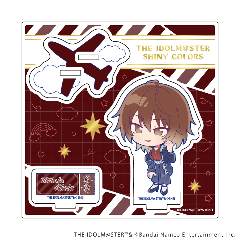 アイドルマスター シャイニーカラーズ_アクリルスタンドプレート18/緋田美琴 おでかけver.(ミニキャライラスト)