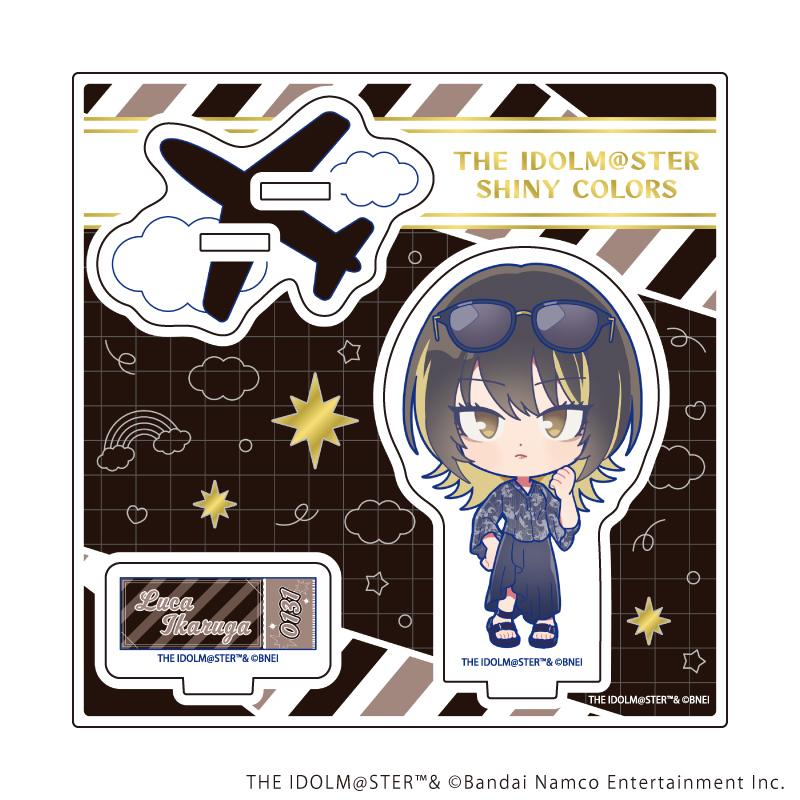 アイドルマスター シャイニーカラーズ_アクリルスタンドプレート19/斑鳩ルカ おでかけver.(ミニキャライラスト)
