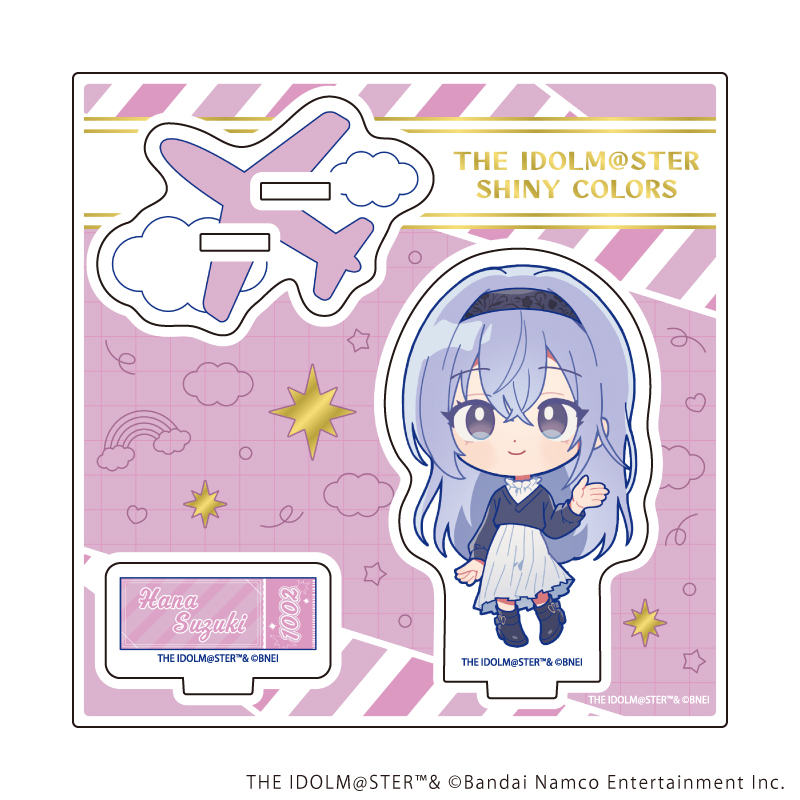 アイドルマスター シャイニーカラーズ_アクリルスタンドプレート20/鈴木羽那 おでかけver.(ミニキャライラスト)
