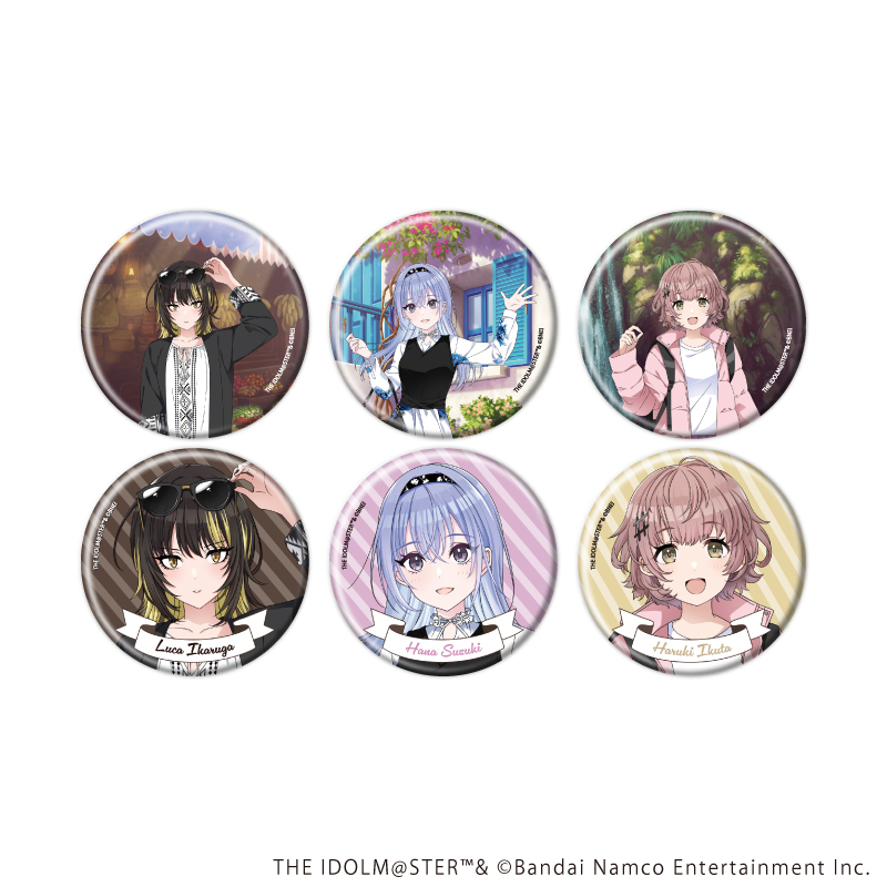アイドルマスター シャイニーカラーズ_缶バッジ06/おでかけver. コンプリートセット(全6種)(描き下ろしイラスト)【コンプリートセット/6個入り】