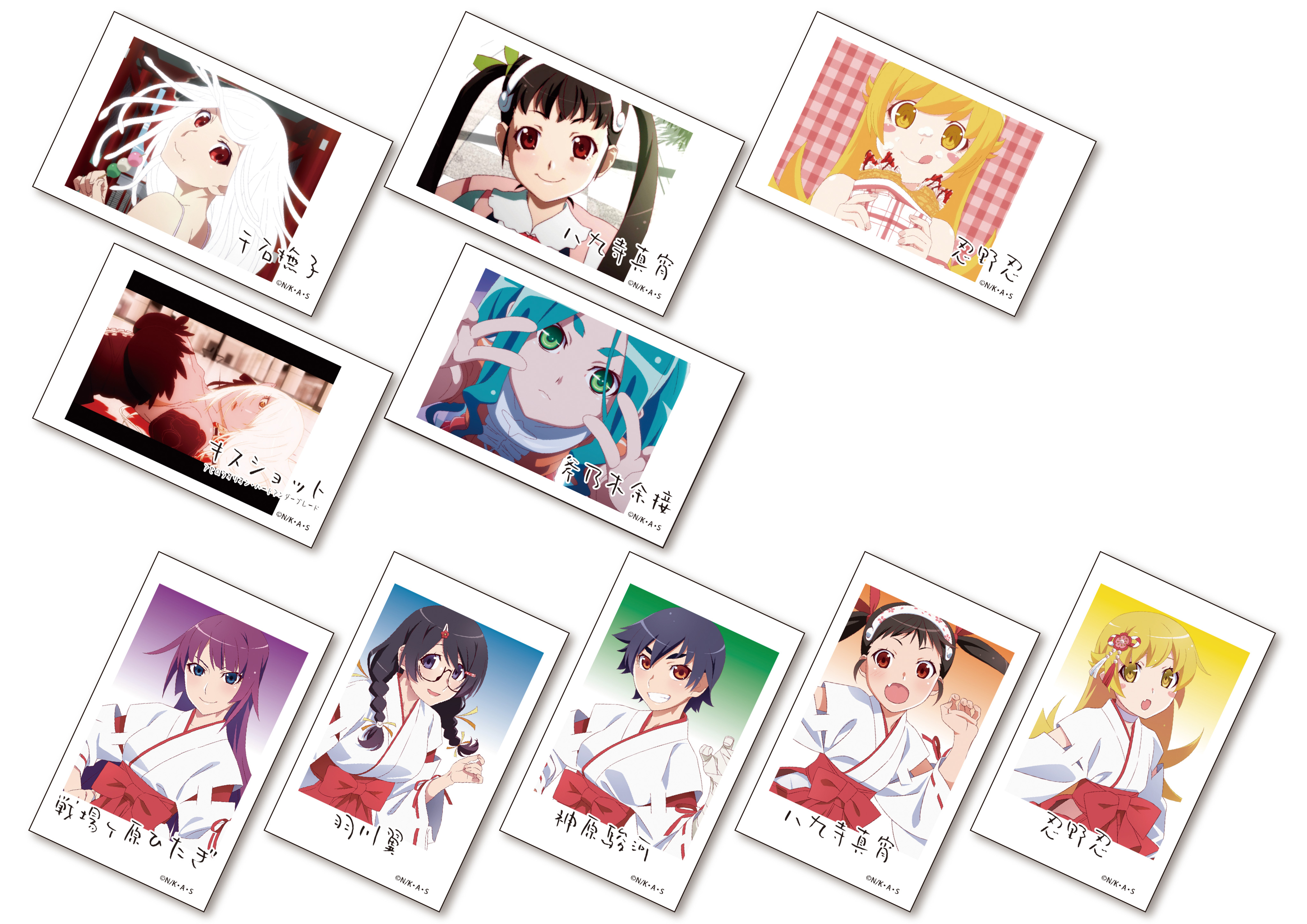 物語シリーズ_トレーディングフォト風カード　【BOX／10パック入り】