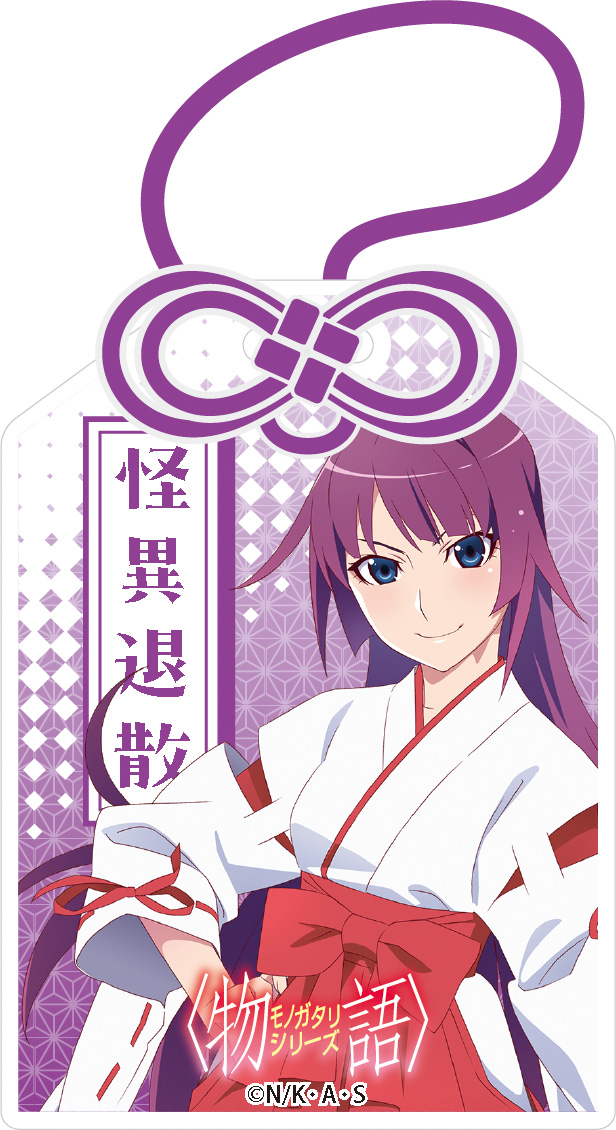 物語シリーズ_お守りアクリルストラップ 戦場ヶ原ひたぎ