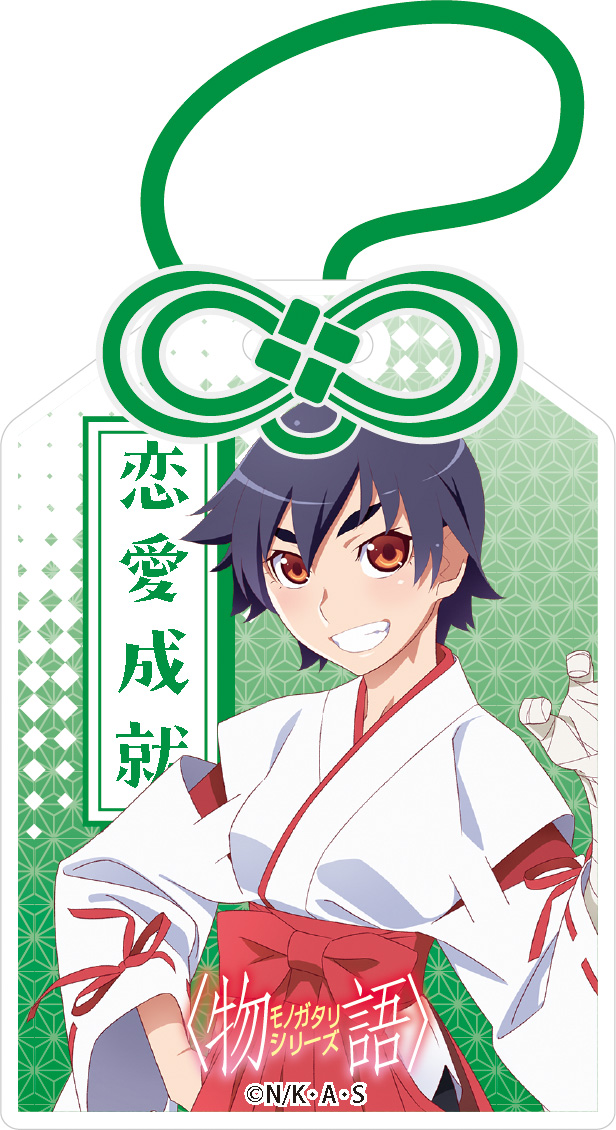 物語シリーズ_お守りアクリルストラップ 神原駿河