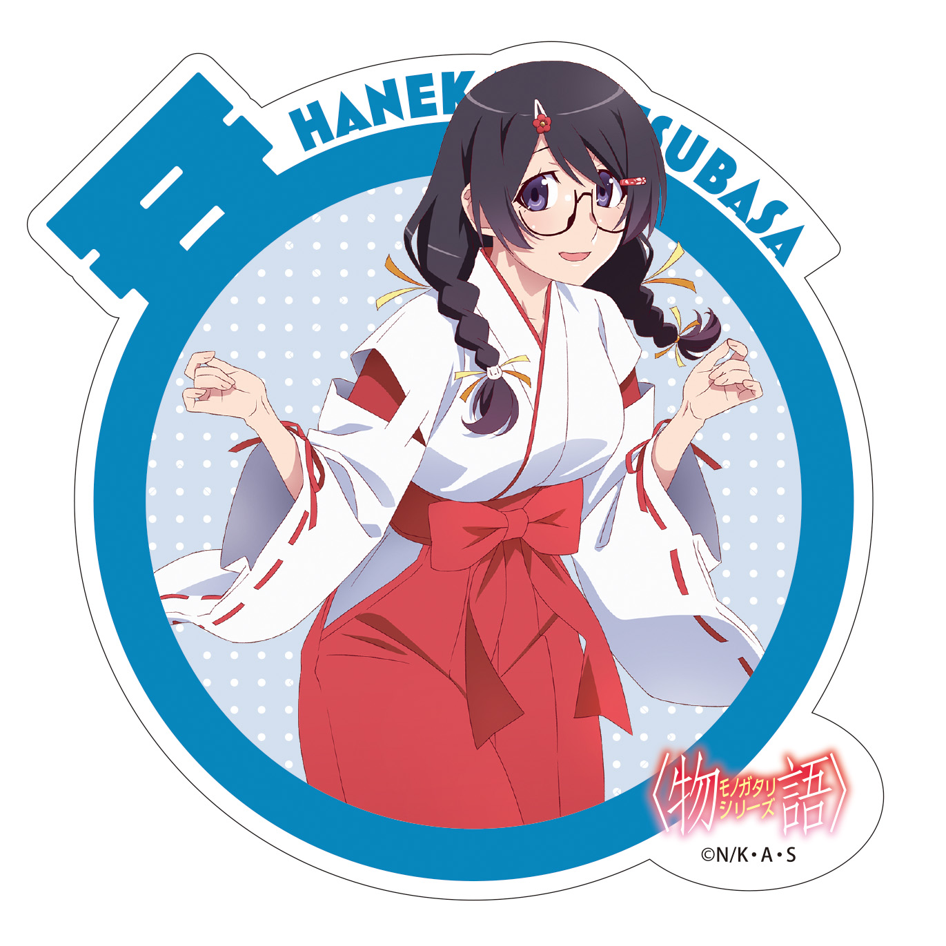 物語シリーズ_ステッカー 羽川翼