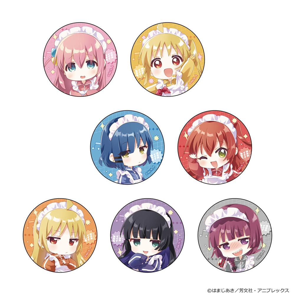 ぼっち・ざ・ろっく！_トレーディング缶バッジ（ジャージメイド／イラスト なもり）【BOX/7個入り】