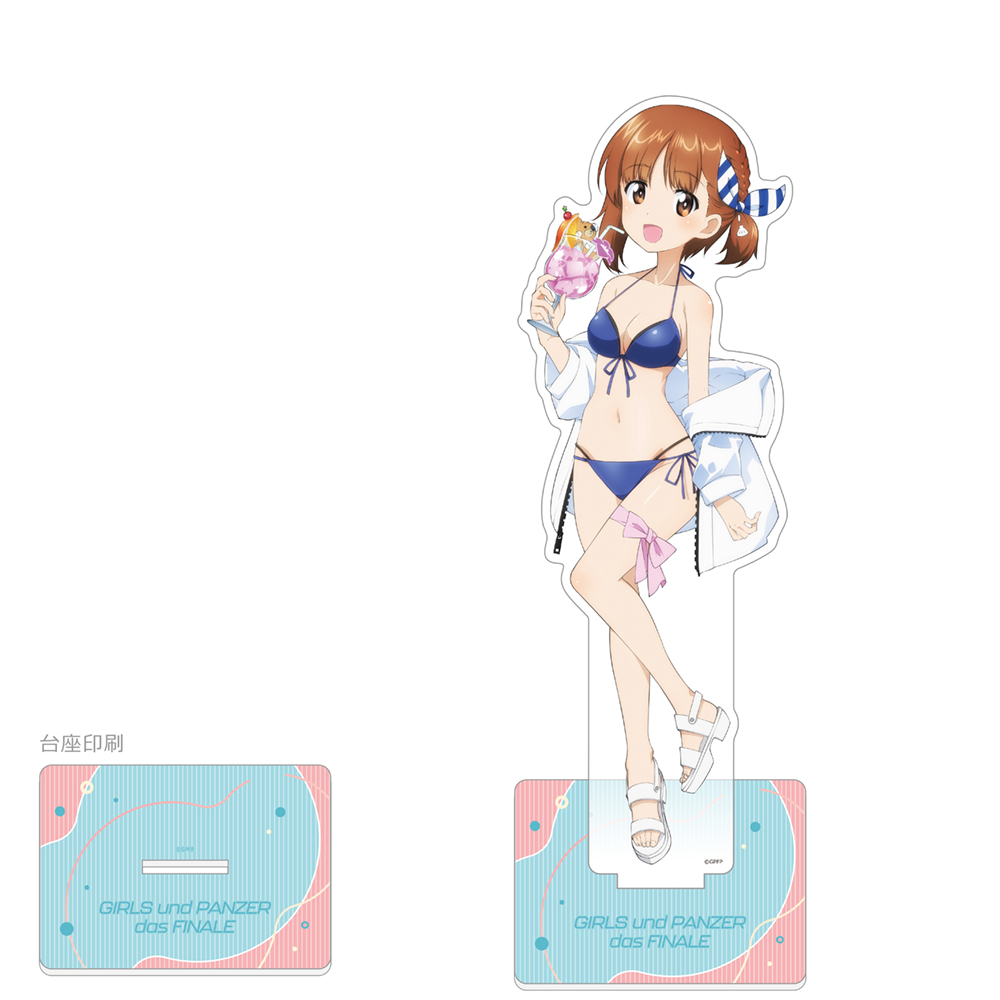 ガールズ＆パンツァー 最終章_描き下ろし特大アクリルスタンド（西住みほ／リゾート水着）