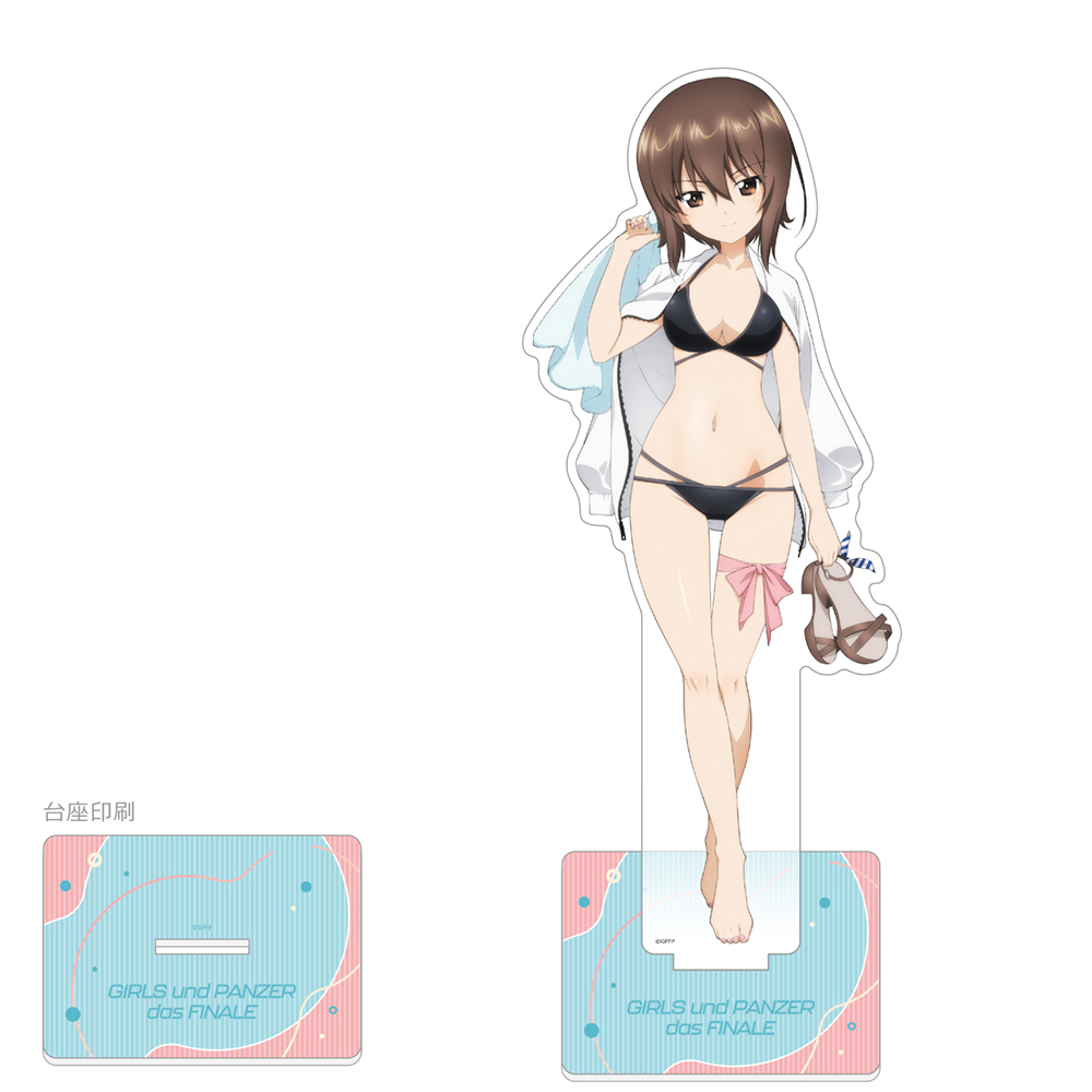 ガールズ＆パンツァー 最終章_描き下ろし特大アクリルスタンド（西住まほ／リゾート水着）