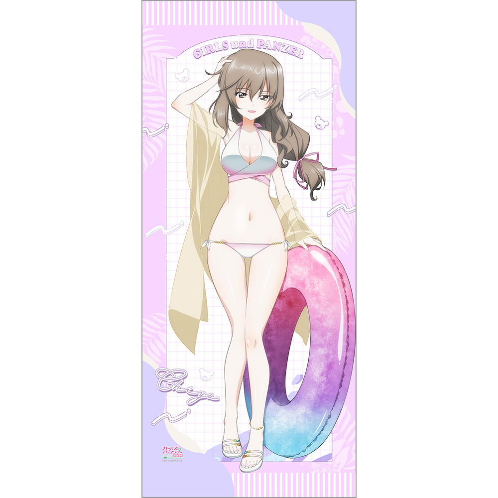 ガールズ＆パンツァー 最終章_描き下ろし特大タペストリー（島田千代／リゾート水着）