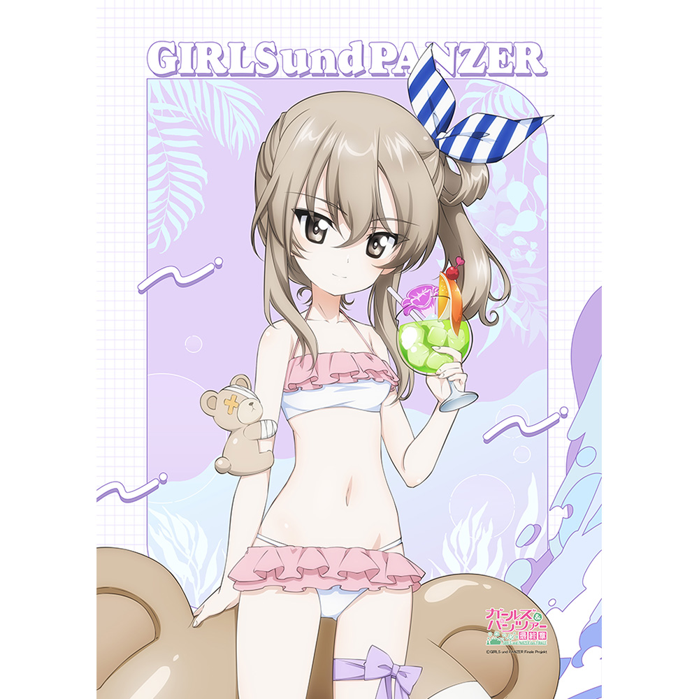ガールズ＆パンツァー 最終章_描き下ろしB2タペストリー（島田愛里寿／リゾート水着）