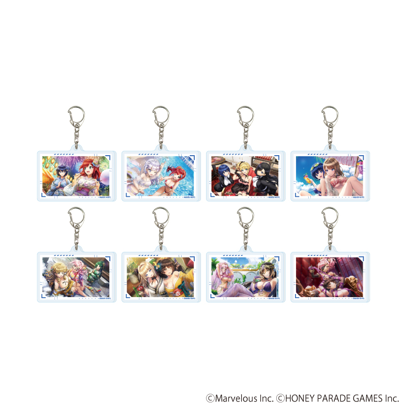 ドルフィンウェーブ_アクリルキーホルダー12/A コンプリートセット(全8種)(公式イラスト)【コンプリートセット/8個入り】