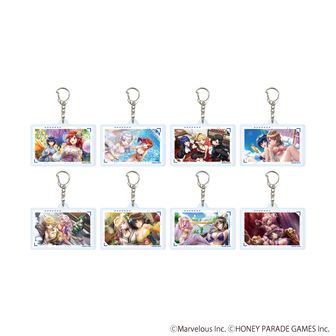 ドルフィンウェーブ_アクリルキーホルダー12/A コンプリートセット(全8