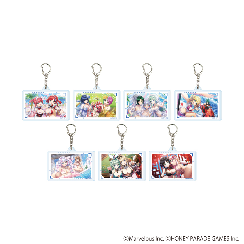 ドルフィンウェーブ_アクリルキーホルダー13/B コンプリートセット(全7種)(公式イラスト)【コンプリートセット/7個入り】