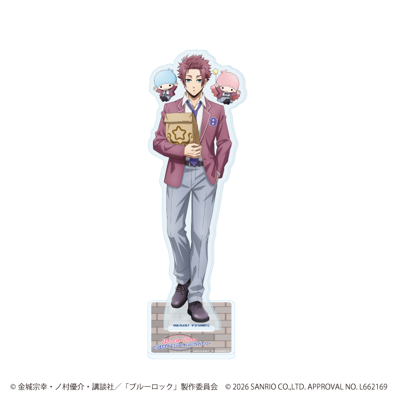 ブルーロック×サンリオキャラクターズ_アクリルスタンド37/糸師 冴×リトルツインスターズ(コラボイラスト)