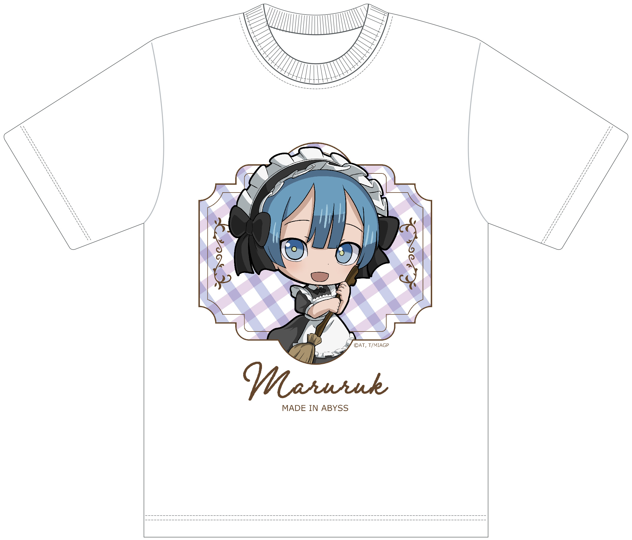 メイドインアビス_サイズXL_【描き起こし】Tシャツ　マルルク(メイド)