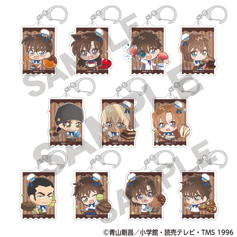 名探偵コナン_トレーディングアクリルキーホルダー　きゃらペコ　ショコラティエ　【コンプリートBOX／11個入り】