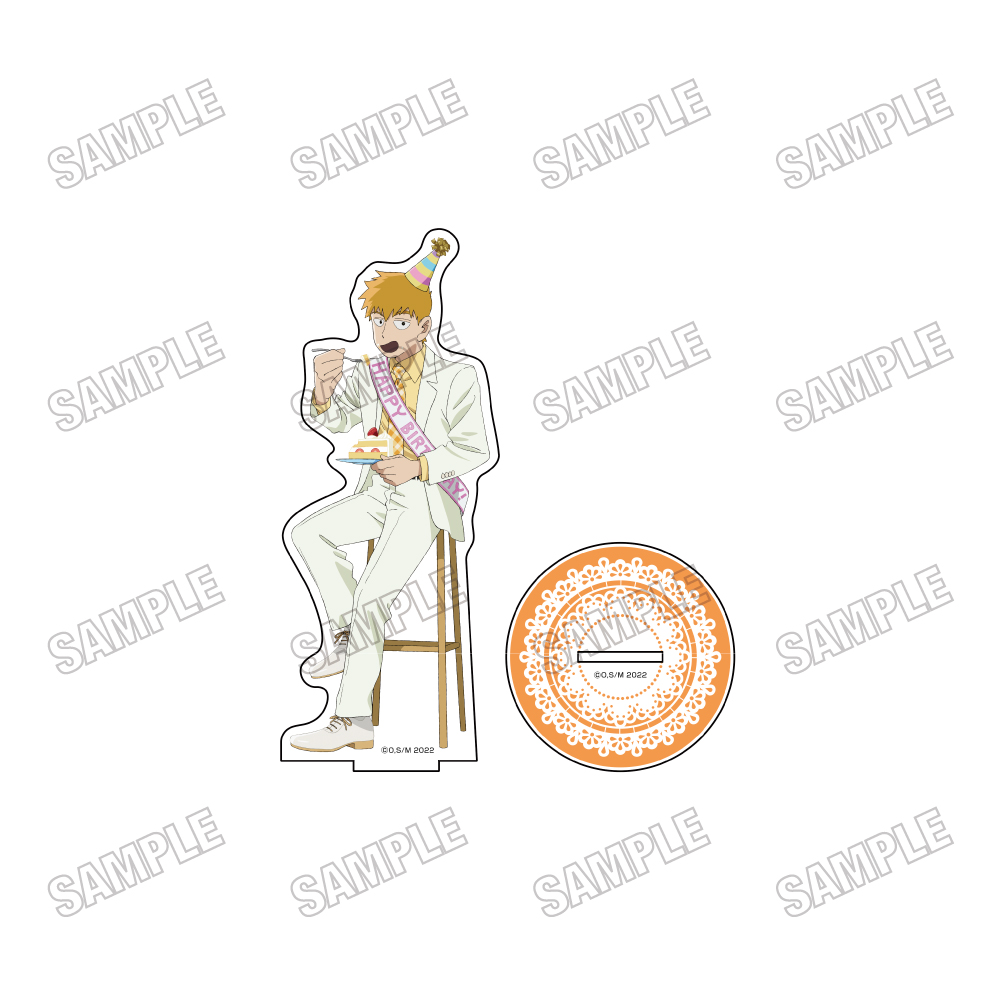 モブサイコ100 ?_描き下ろしBIGアクリルスタンド【霊幻バースデー2025ver.】?霊幻新隆