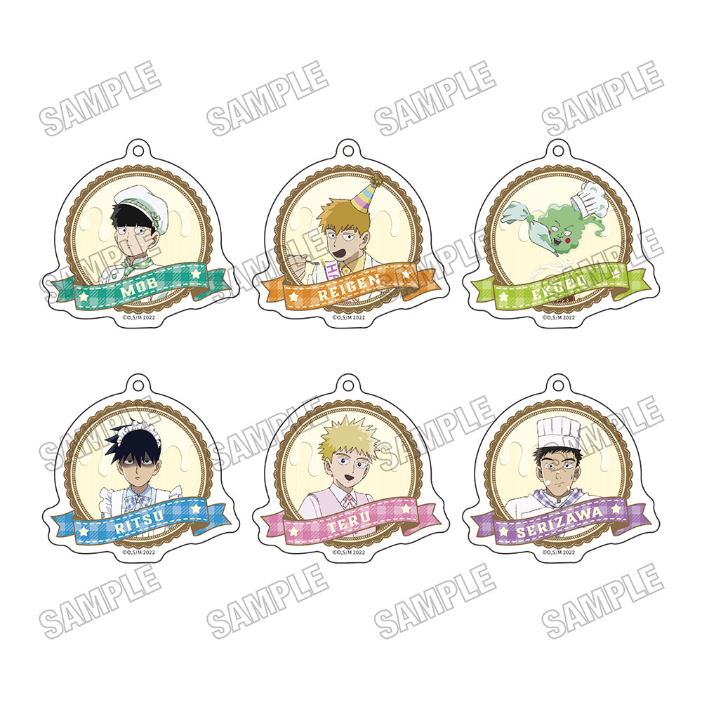 モブサイコ100 Ⅲ_描き下ろしアクリルキーホルダーコレクション【霊幻バースデー2025ver.】　【コンプリートBOX／6個入り】